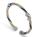  Cable Cuff Bracelet Collection - Stainless Steel