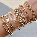 Clear Acrylic Link Bracelet