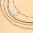  Beatrix Layered Necklace Set - Gold or Silver
