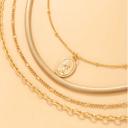  Beatrix Layered Necklace Set - Gold or Silver