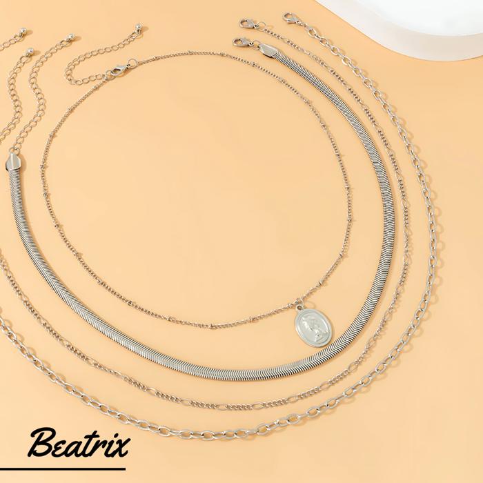 Sima Pearls Silver Statement Necklace Sets Collection
