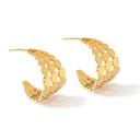 Gold Delia Hoop Earrings