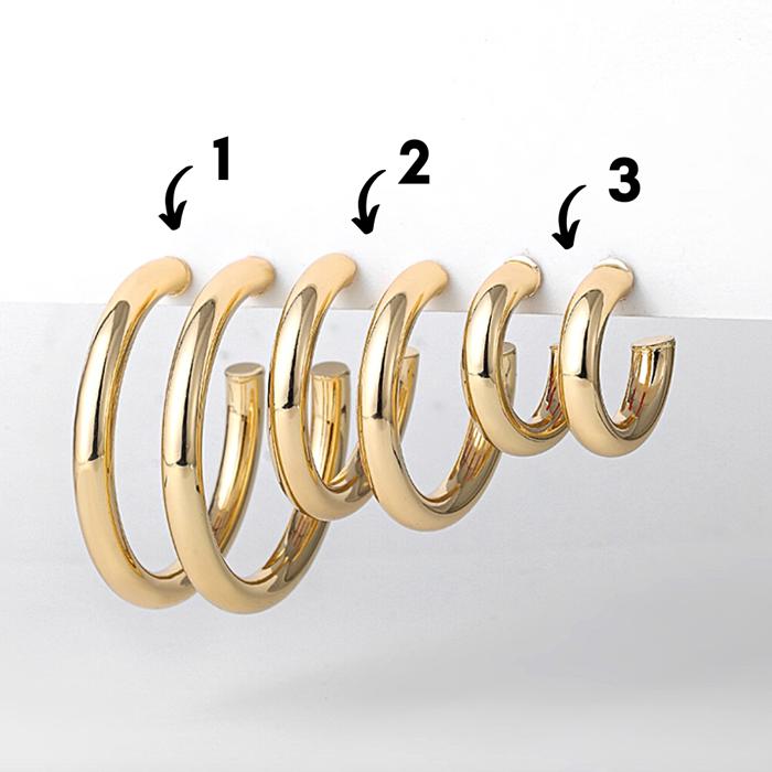 Chunky Hoop Earrings
