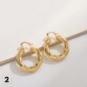  Twisted & Textured Hoop Earrings