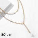 20 - Elle Link and Pearls Necklace Collection