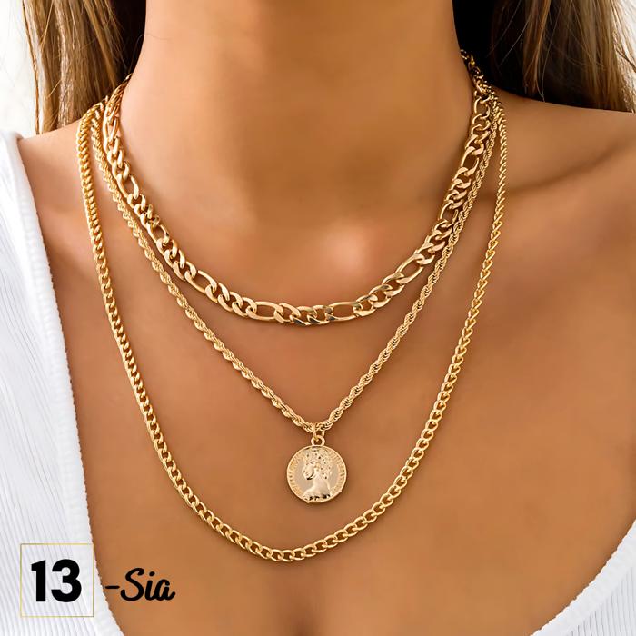 Link and Pearls Necklace Collection