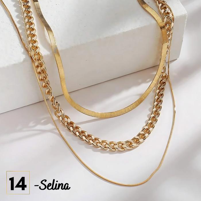 Link and Pearls Necklace Collection