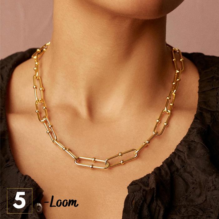 Link and Pearls Necklace Collection