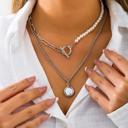  Sima Pearls Silver Statement Necklace Sets Collection