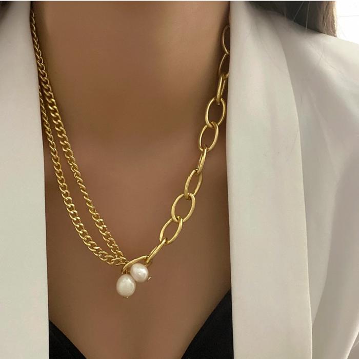 Blissful Pearl Statement Necklace