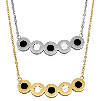 Cassia Wide Necklace - Stainless Steel