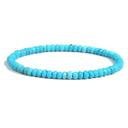 Turquoise Natural Stone 4mm Stretch Bracelet Collection