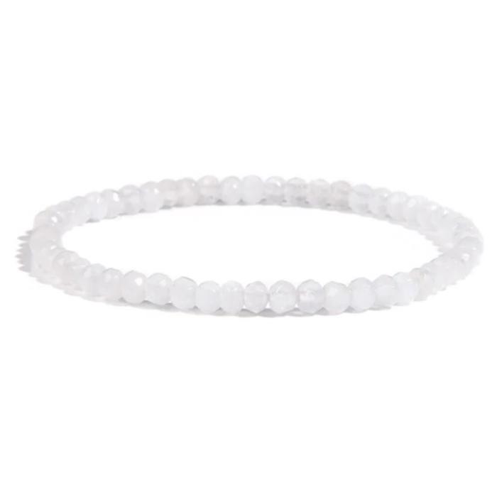 Natural Stone 4mm Stretch Bracelet Collection