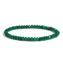 Green Natural Stone 4mm Stretch Bracelet Collection