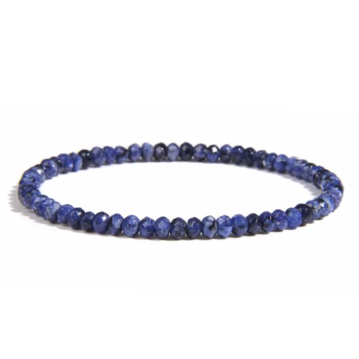 Natural Stone 4mm Stretch Bracelet Collection
