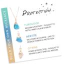 Protection Natural Stone Interchangeable Charm Necklace Collection - Gift Pack 
