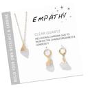 Empathy Natural Stone Charm Necklace And Earrings Gift Set 
