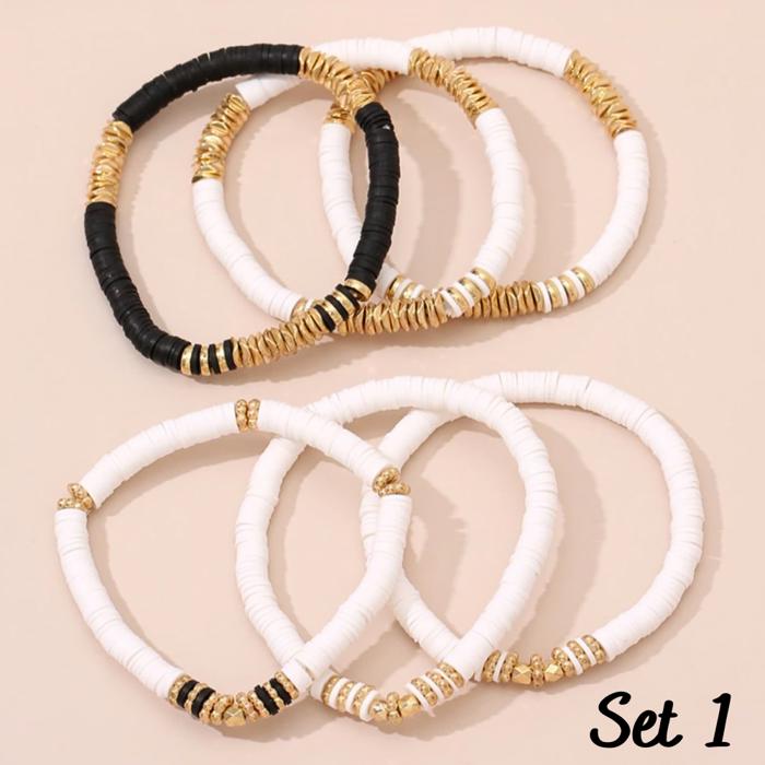 Maia Heishi Bracelet Set of 6