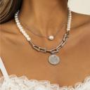  Pearls'n'Pearl Silver Layered Necklace Set