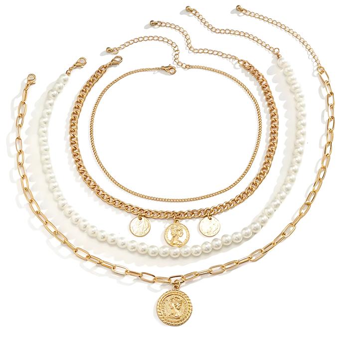 Rosita Layered Statement Necklace Set