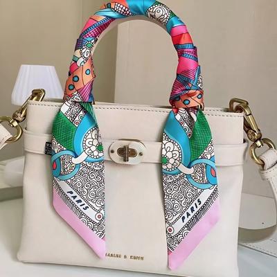 Skinny Satin Scarf - Bag Charm, Bow, Neck Tie - Scarves Collection