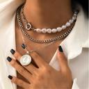 Silver Sophie Layered Statement Necklace Set