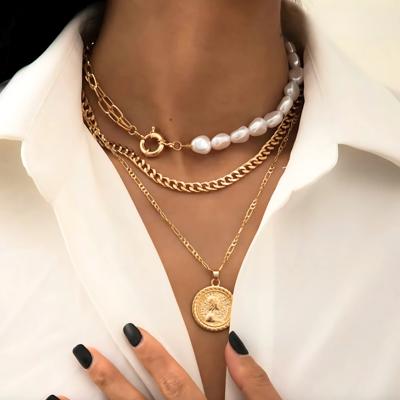 Sophie Layered Statement Necklace Set