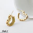 2 Luna Earrings - Stainless Steel