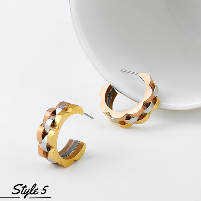 Luna Earrings - Stainless Steel