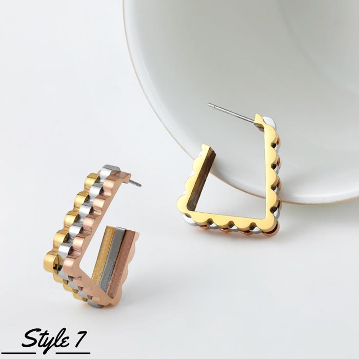 Luna Earrings - Stainless Steel
