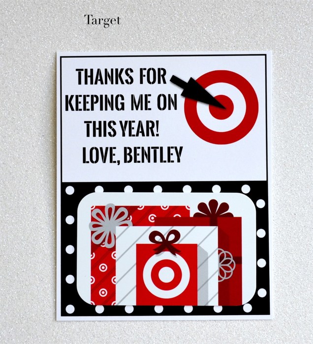 Teacher Appreciation (4) Pack Personalized Teacher Gift Card Holders 