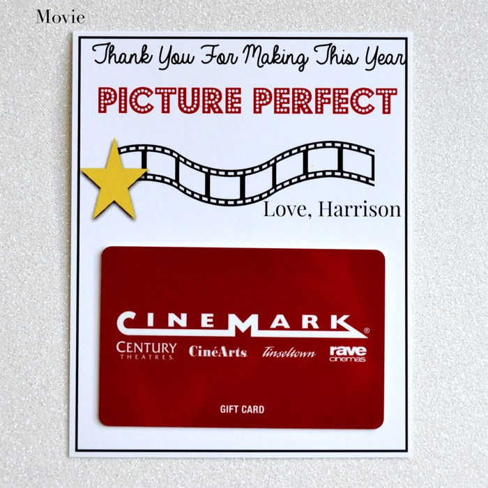 Teacher Appreciation (4) Pack Personalized Teacher Gift Card Holders 