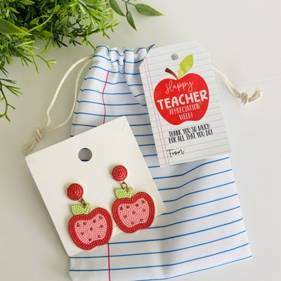 Ready to Gift Teacher Earring Gift Set