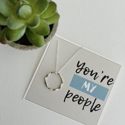 You're My People Gift Necklace & Card