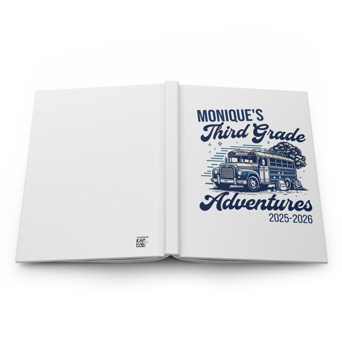 Personalized Kindergarten Adventure Journal, Milestone Memory Book