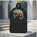 Bearded Dragon Mosaic Custom Name Backpacks for School Work Gym Everyday, Lots of Patterns