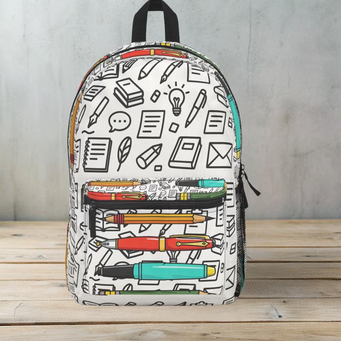 Pens and Pencils Backpack, Teacher Gift, Back to School Bag