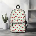  Cherry School Bag Travel Backpack Everyday Tote