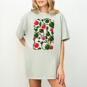  Abstract Christmas Ornamennts Comfort Colors T-shirt