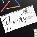 Flowers Coffee Addicts Mini Coloring Book, Coffee Lovers Adult Coloring Book for Stress Relief
