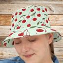  Cherry Bucket Hat, Retro Summer Accessory