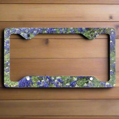 Bluebonnets License Plate Frame, Car License Plate Holder