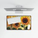  Sunflowers Stained Glass Style Large Desk Mat/Gaming Pad