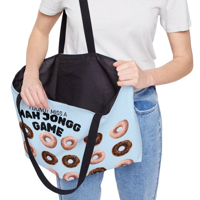 Donut Themed Funny Mah Jongg Gear Bag