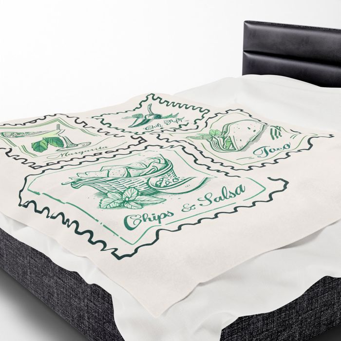 Taco Lovers Minky Blanket