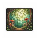  Mushrooms Stained Glass Style Desk Mat/Gaming Pad