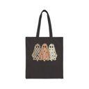  Patterned Ghosts Tote Bag, Spooky Cute Carry Bag, Gift for Games Player Teacher or Student