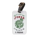 IM THE JOKER Custom Mahjong Red Dragon Tag for Bag or Mat Carrier, Mat Tube Marker, Mah Jongg Gift