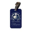 CRAB Custom Mahjong Red Dragon Tag for Bag or Mat Carrier, Mat Tube Marker, Mah Jongg Gift