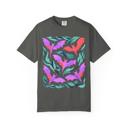  Abstract Halloween Bats Comfort Colors T-shirt, Bat Lovers Gift